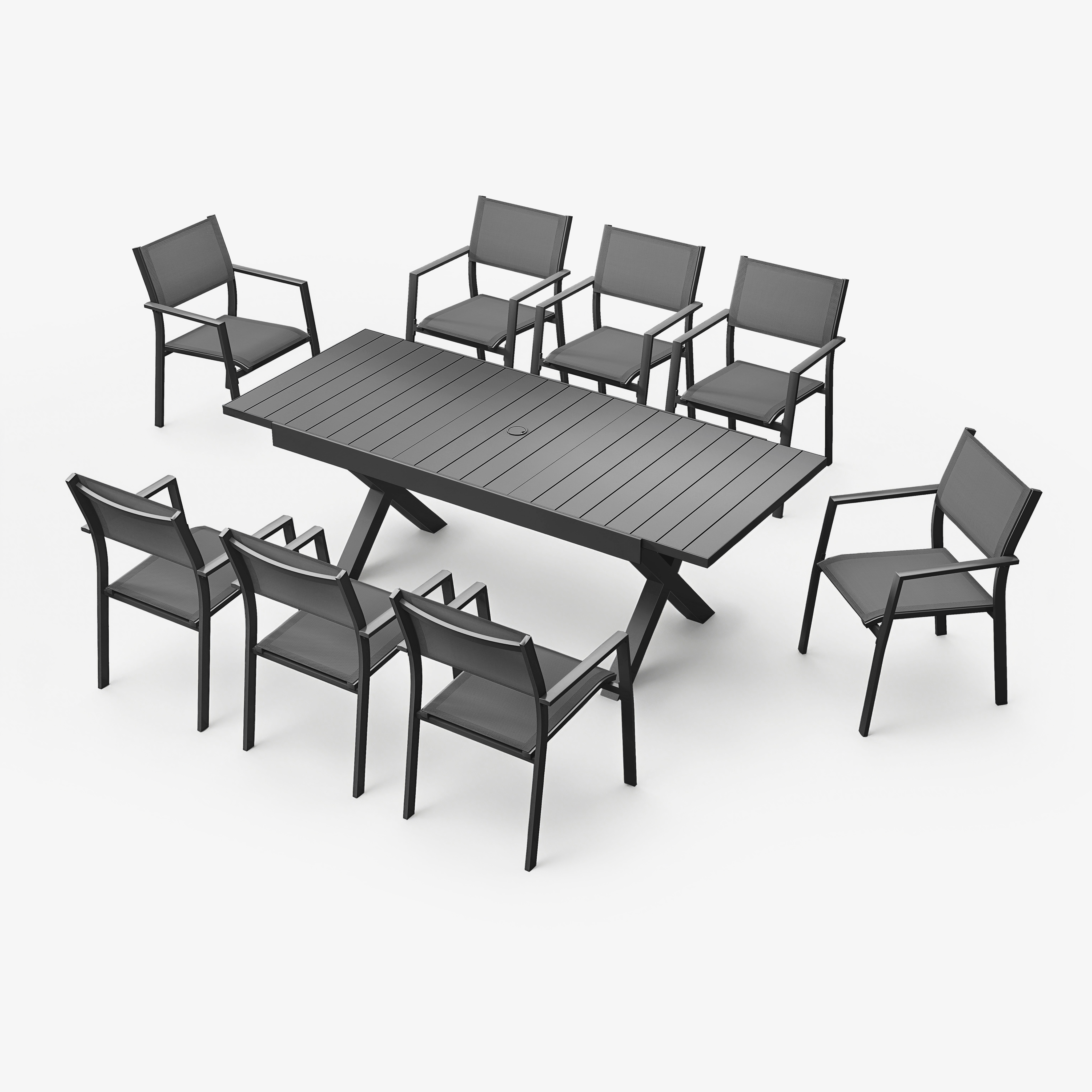 9-Piece Expandable Patio Dining Set - DS062