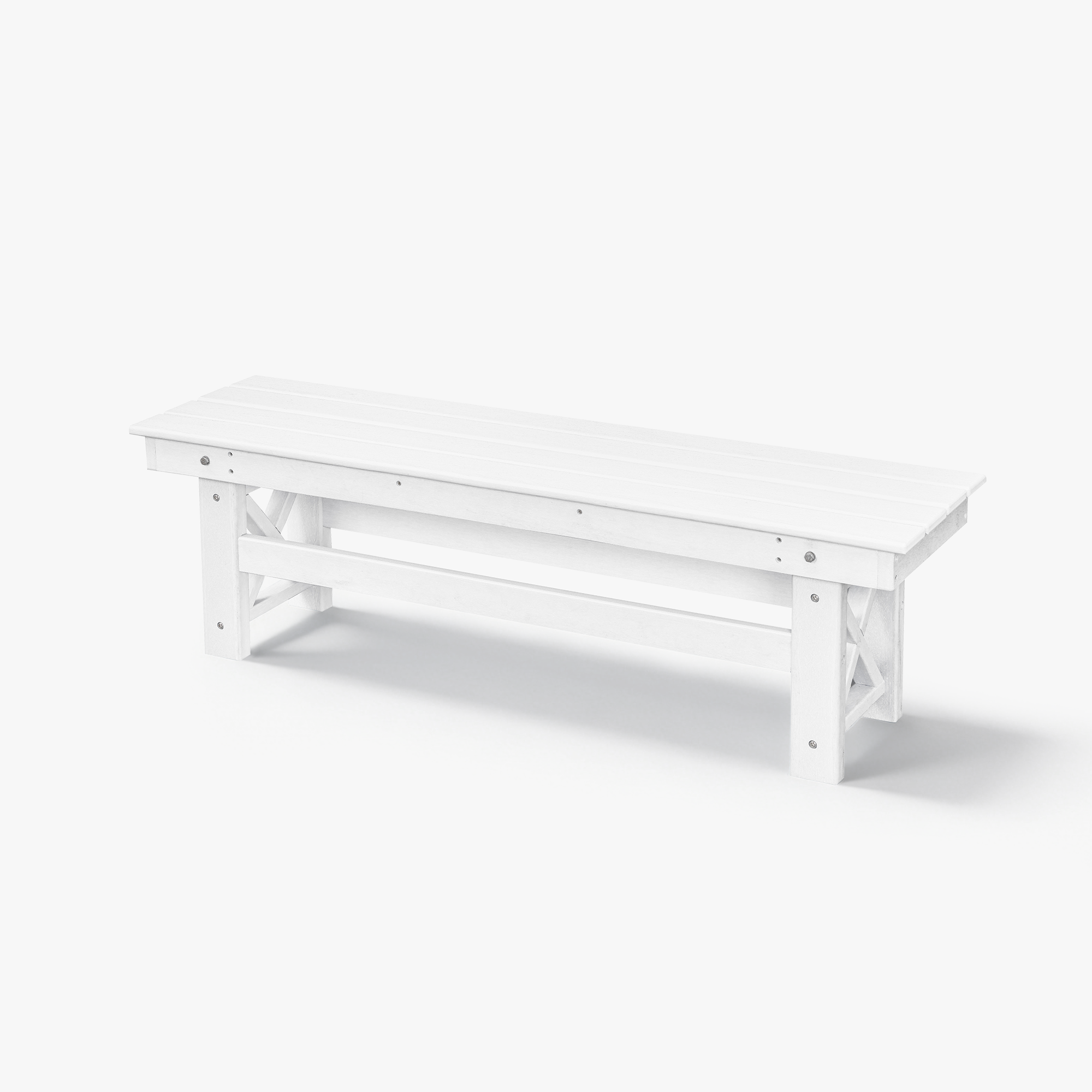 HDPE Patio Outdoor Backless Bench - C075