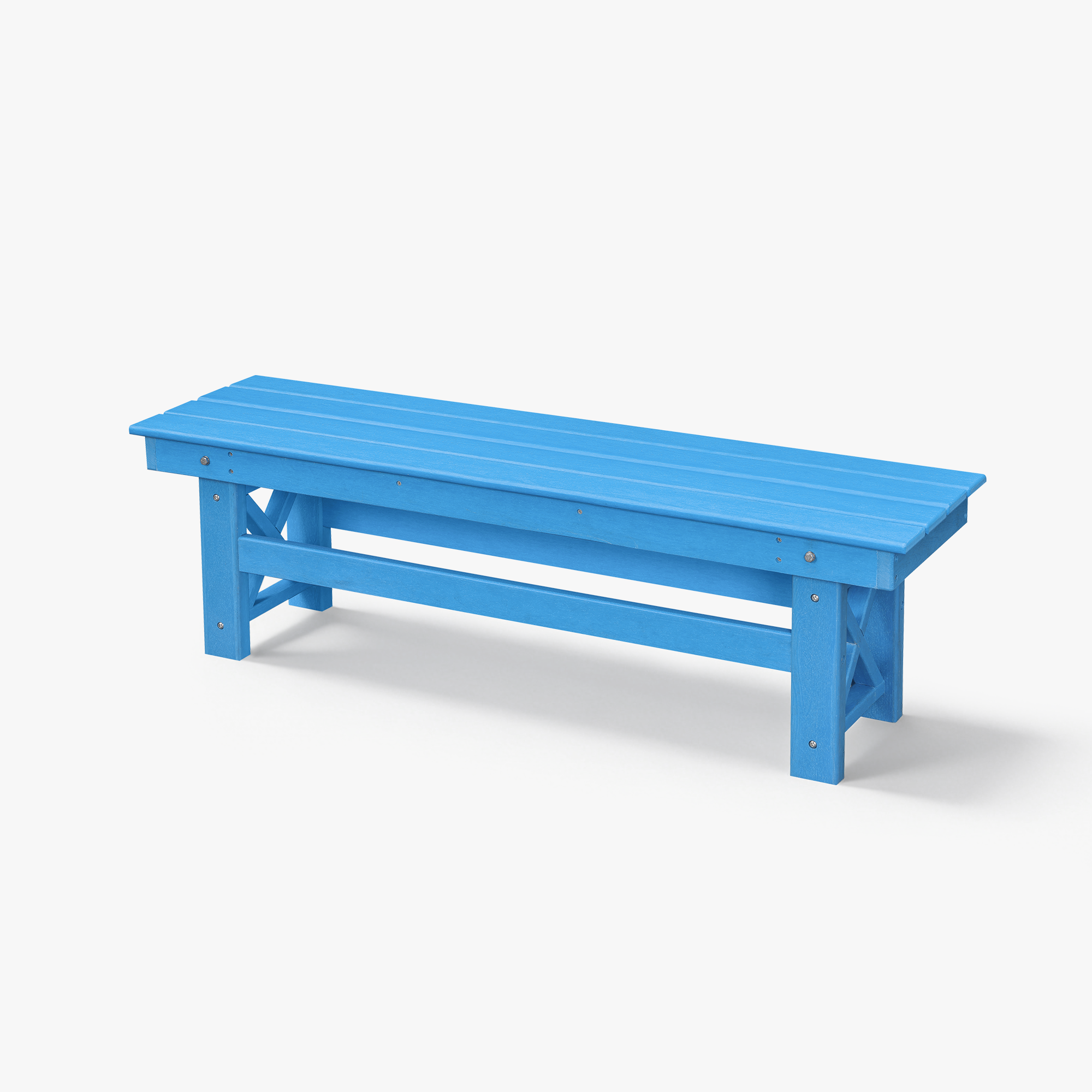 HDPE Patio Outdoor Backless Bench - C075