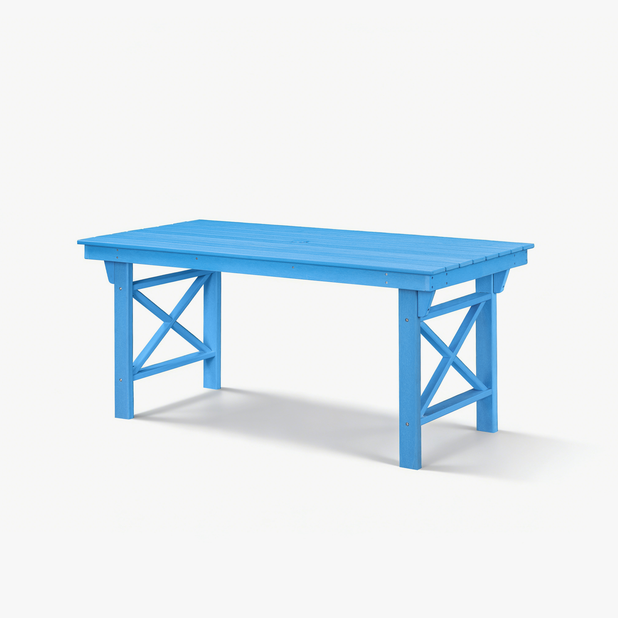 HDPE Patio Outdoor Dining Table for 6 - D073