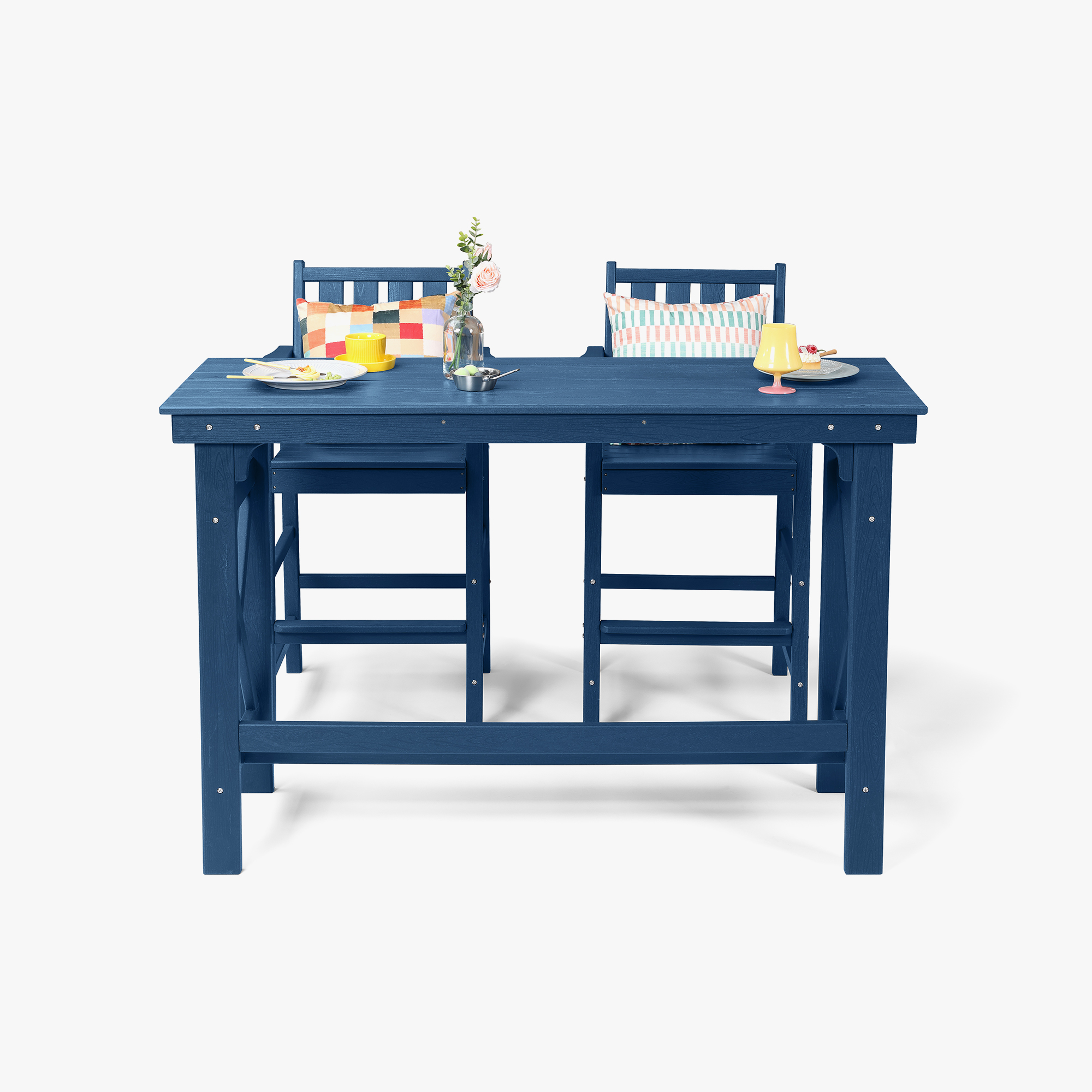 3/5-Piece HDPE Outdoor Bar Stools Set - DS080