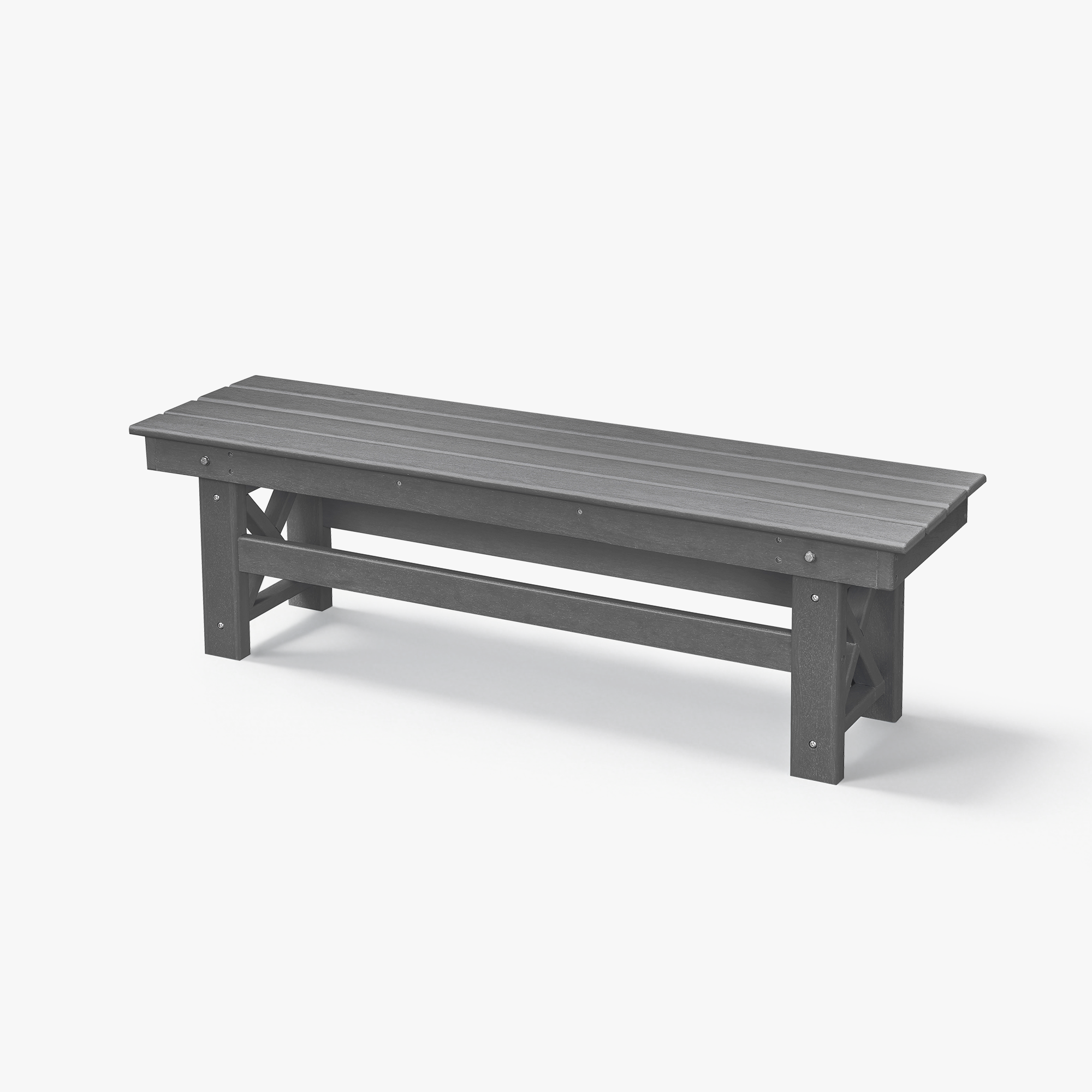 HDPE Patio Outdoor Backless Bench - C075