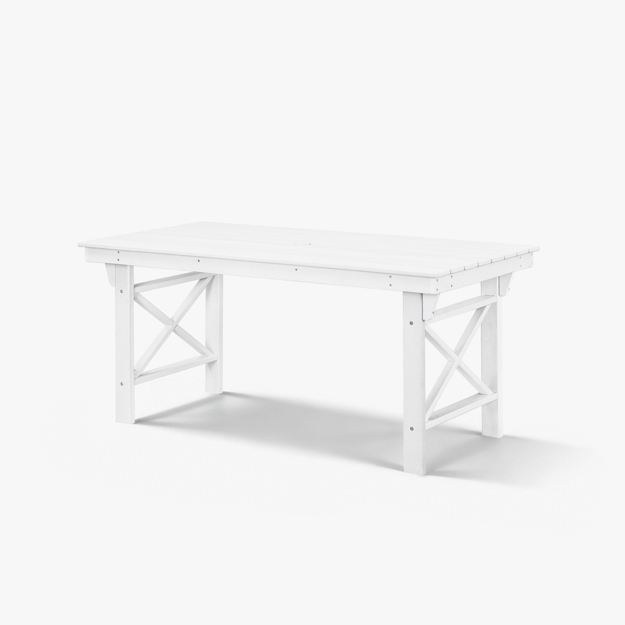 HDPE Patio Outdoor Dining Table for 6 - D073