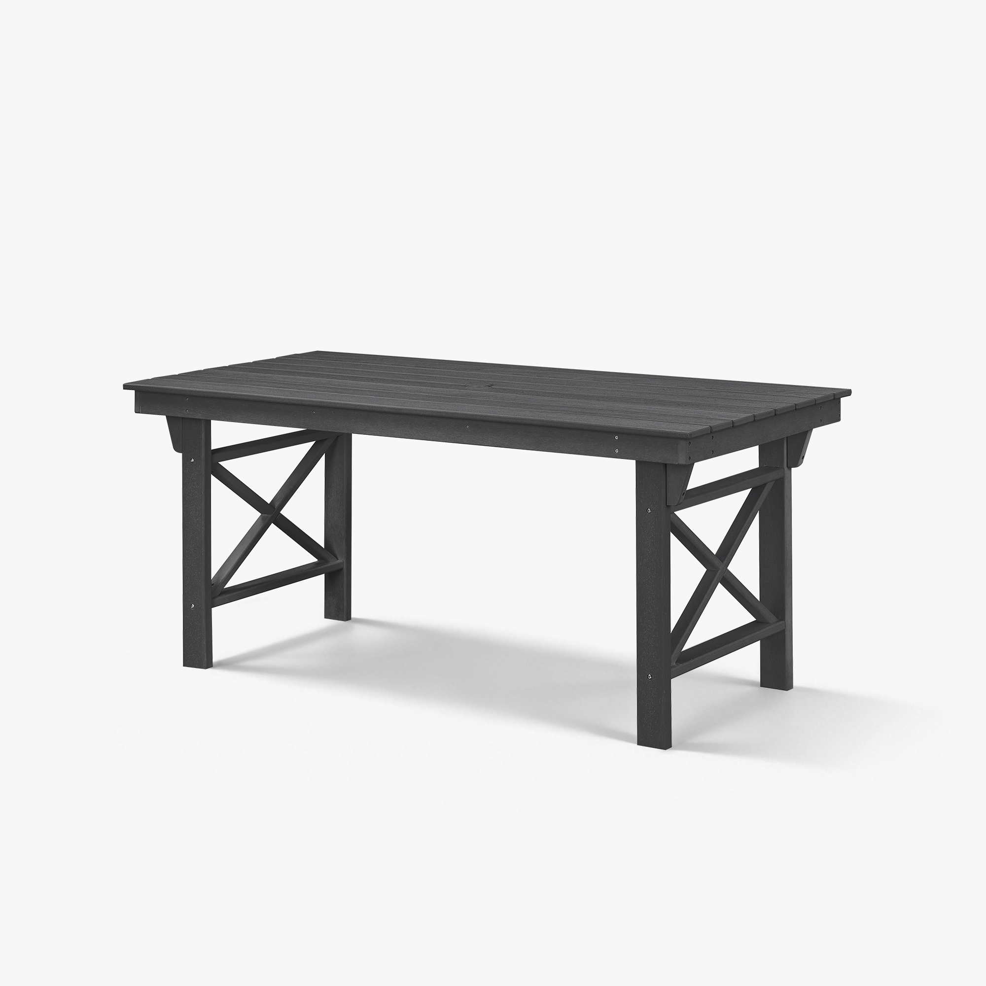 HDPE Patio Outdoor Dining Table for 6 - D073