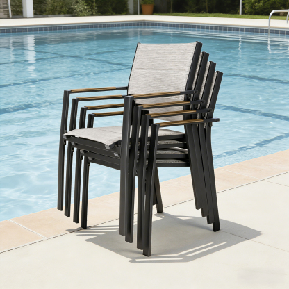 9-piece Extendable Outdoor Dining Set for 8 person- DS065-1