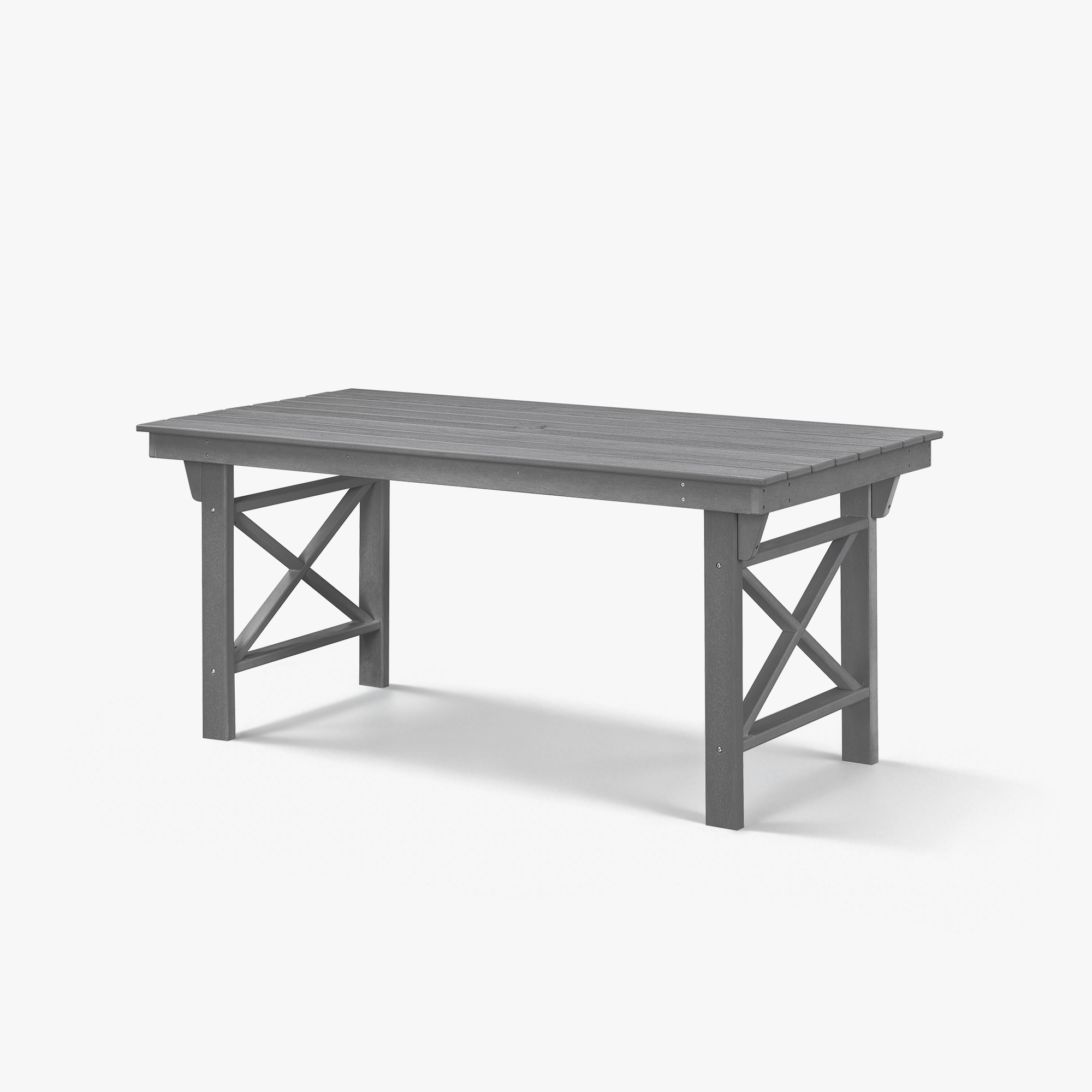 HDPE Patio Outdoor Dining Table for 6 - D073