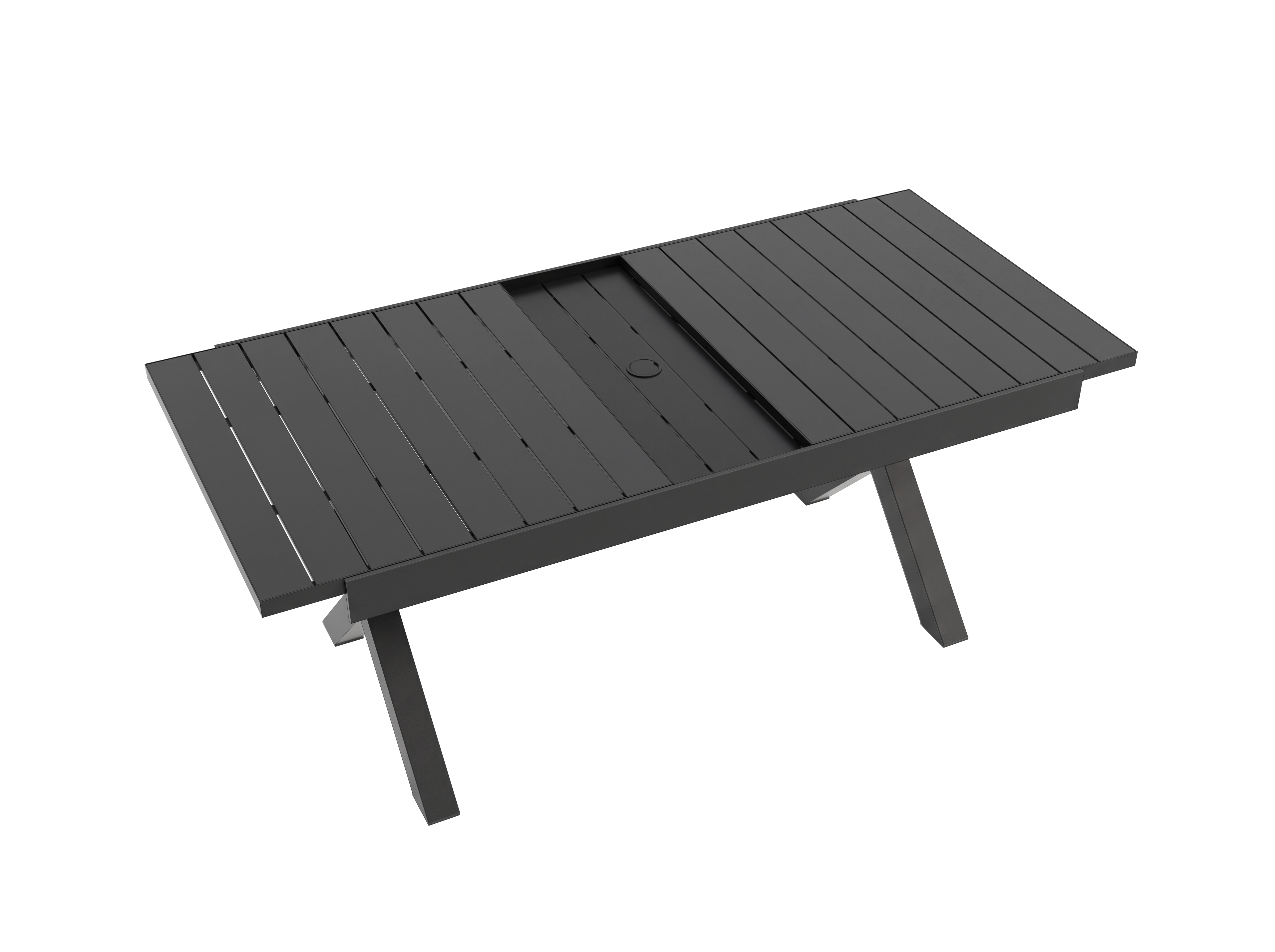 Expandable Outdoor Dining Table for 8 Person - D060