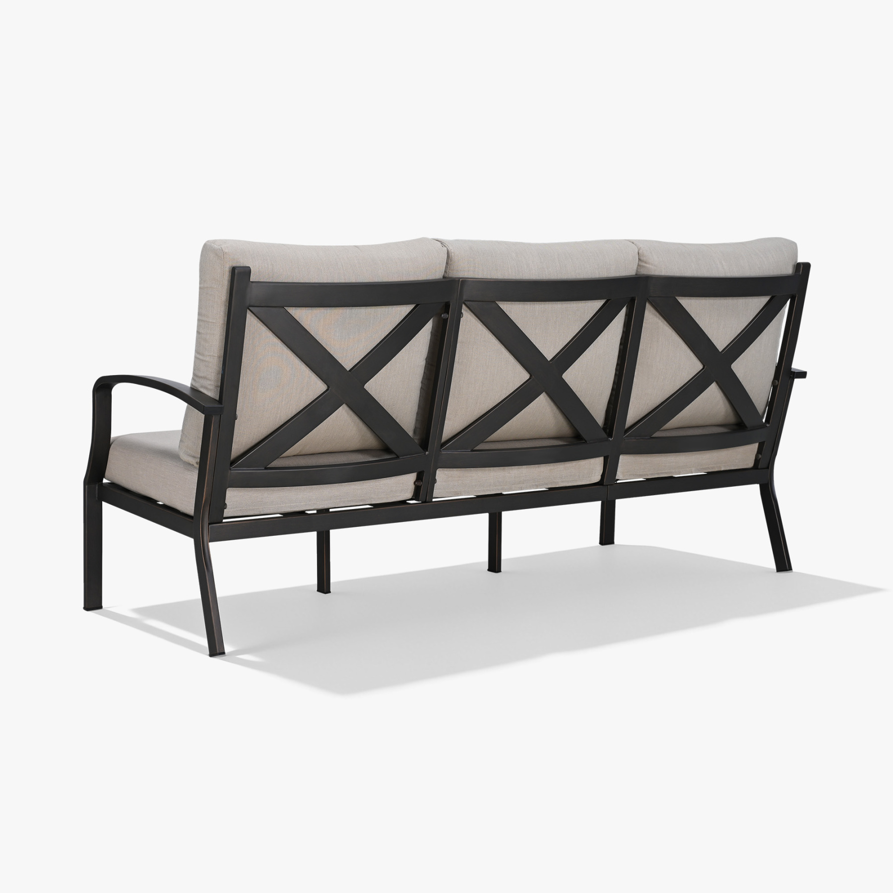 3-Seater Spacious Patio Outdoor Sofa - C069