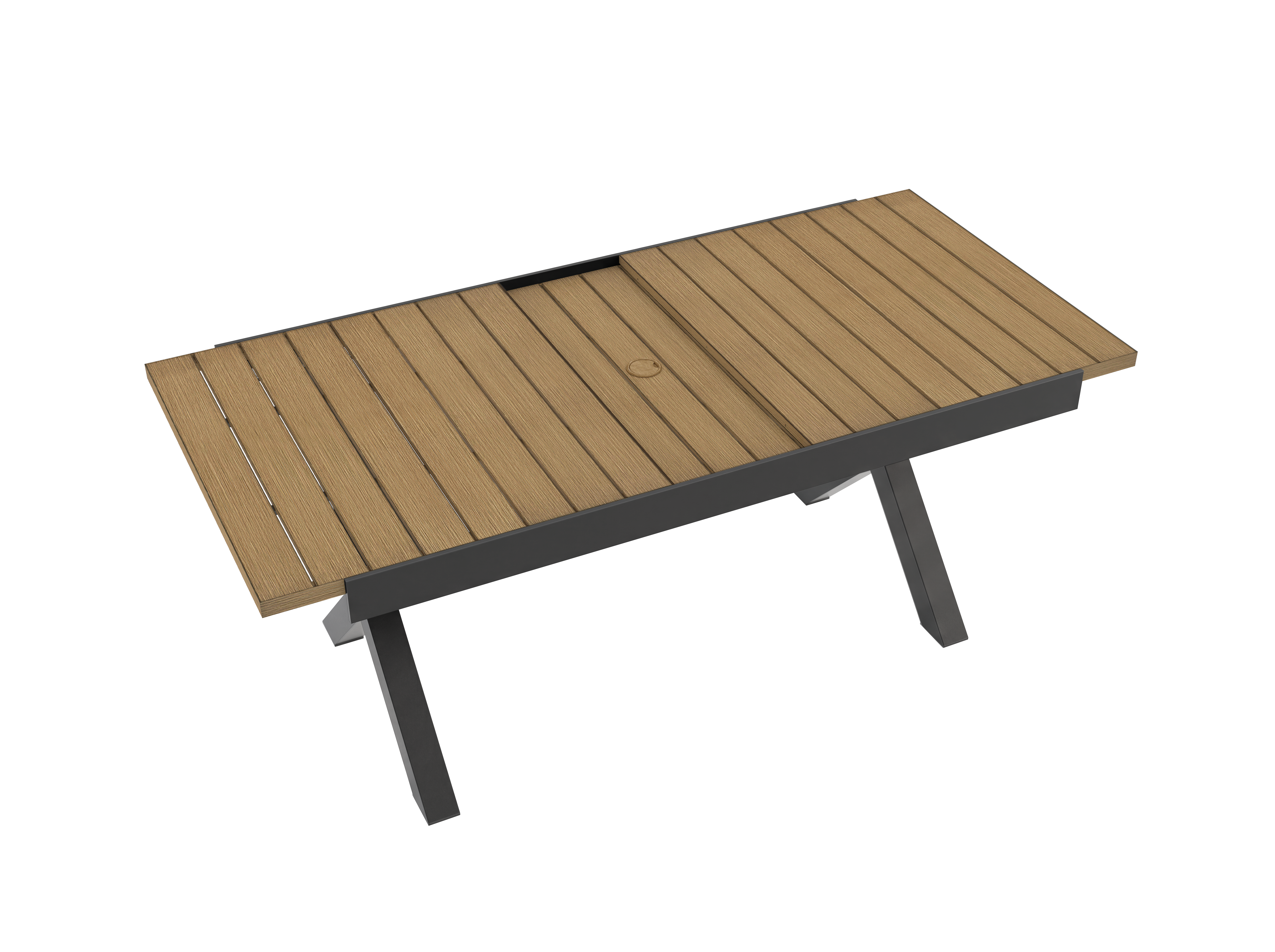Expandable Outdoor Dining Table for 8 Person - D060