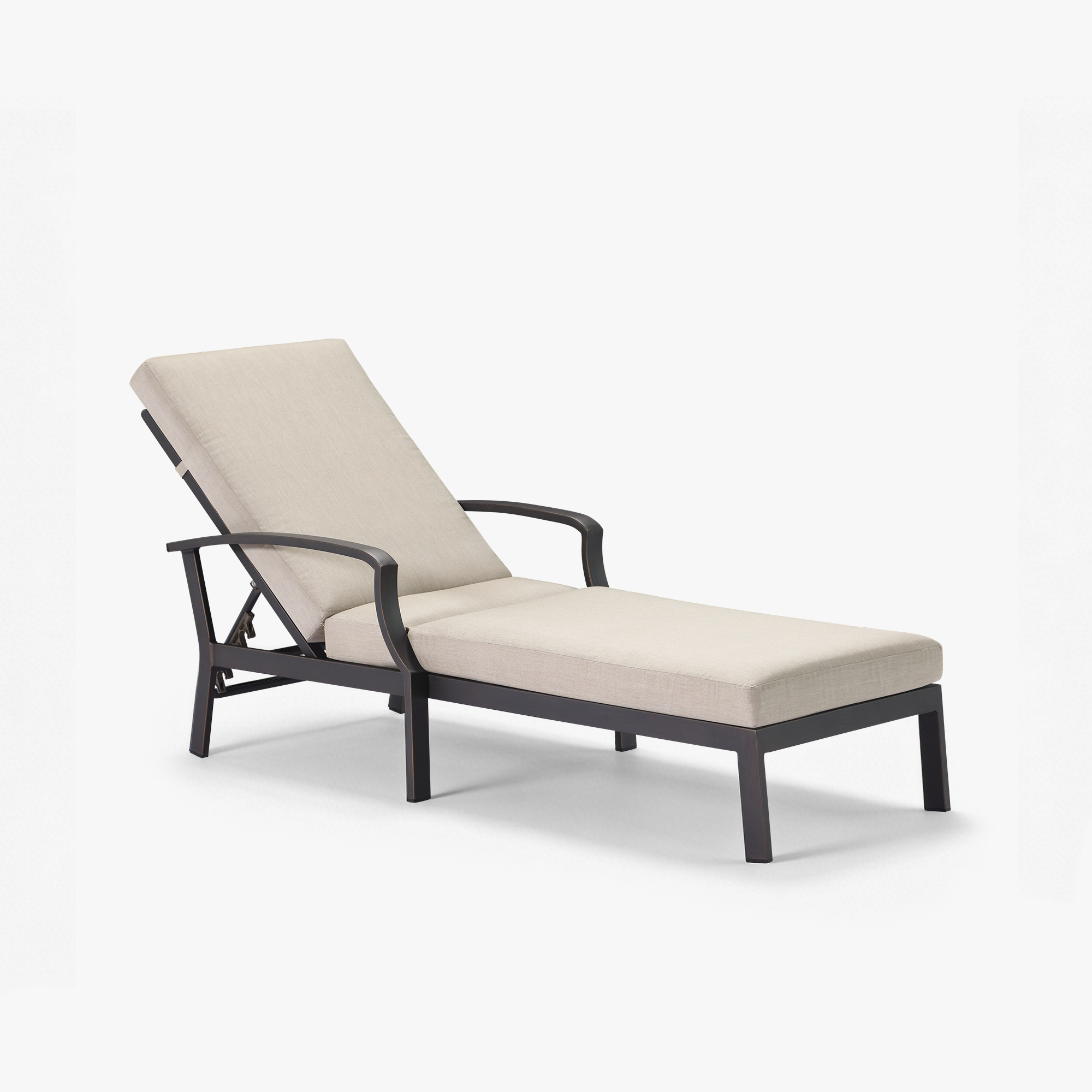 Patio Outdoor Lounge with Adjustable Backrest - L008-1