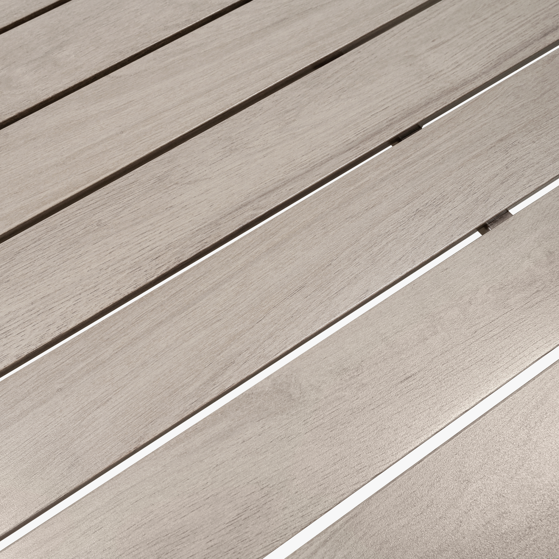 Patio Outdoor Coffee Table with Faux Wood Grain Finish Frame - C039