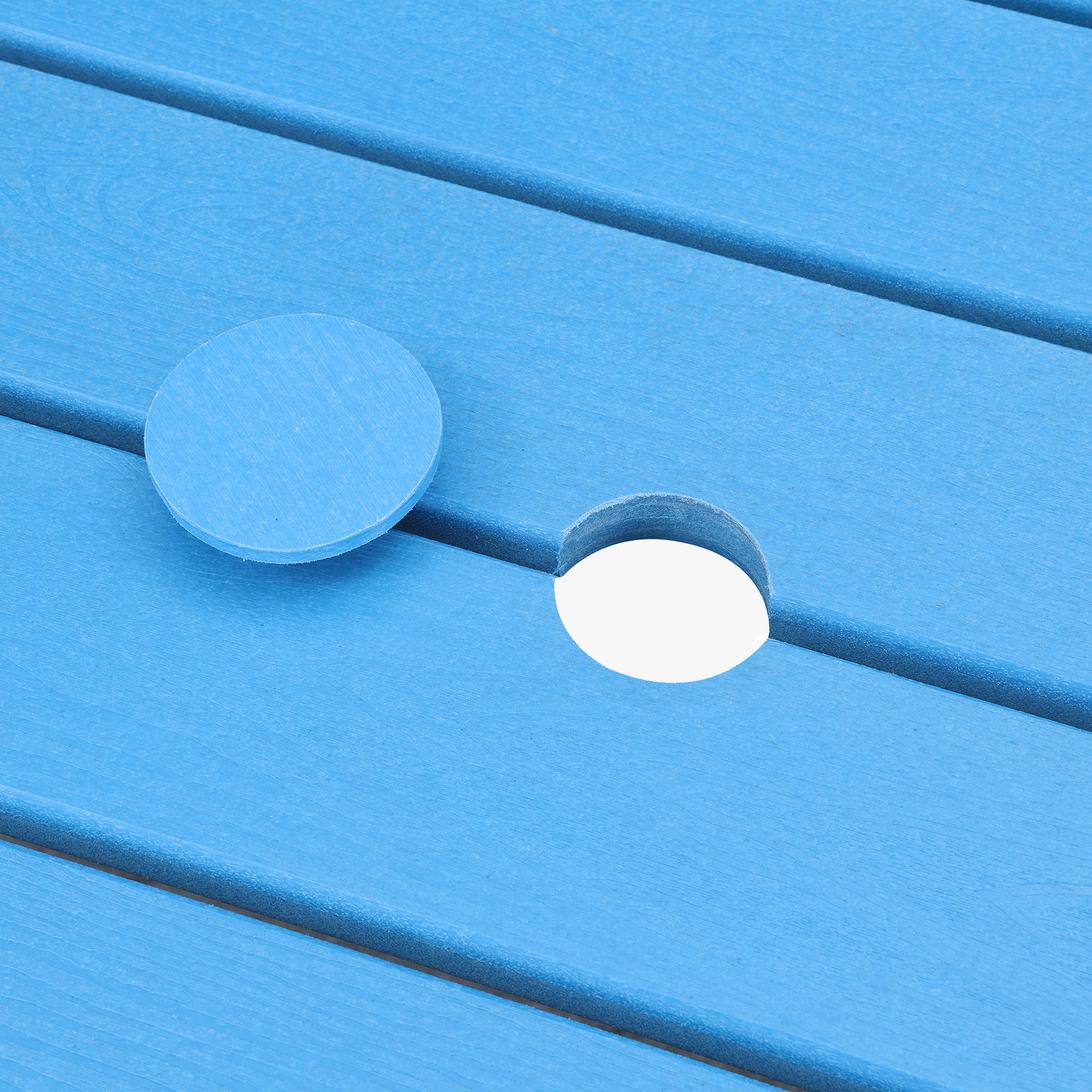 HDPE Patio Outdoor Dining Table for 6 - D073