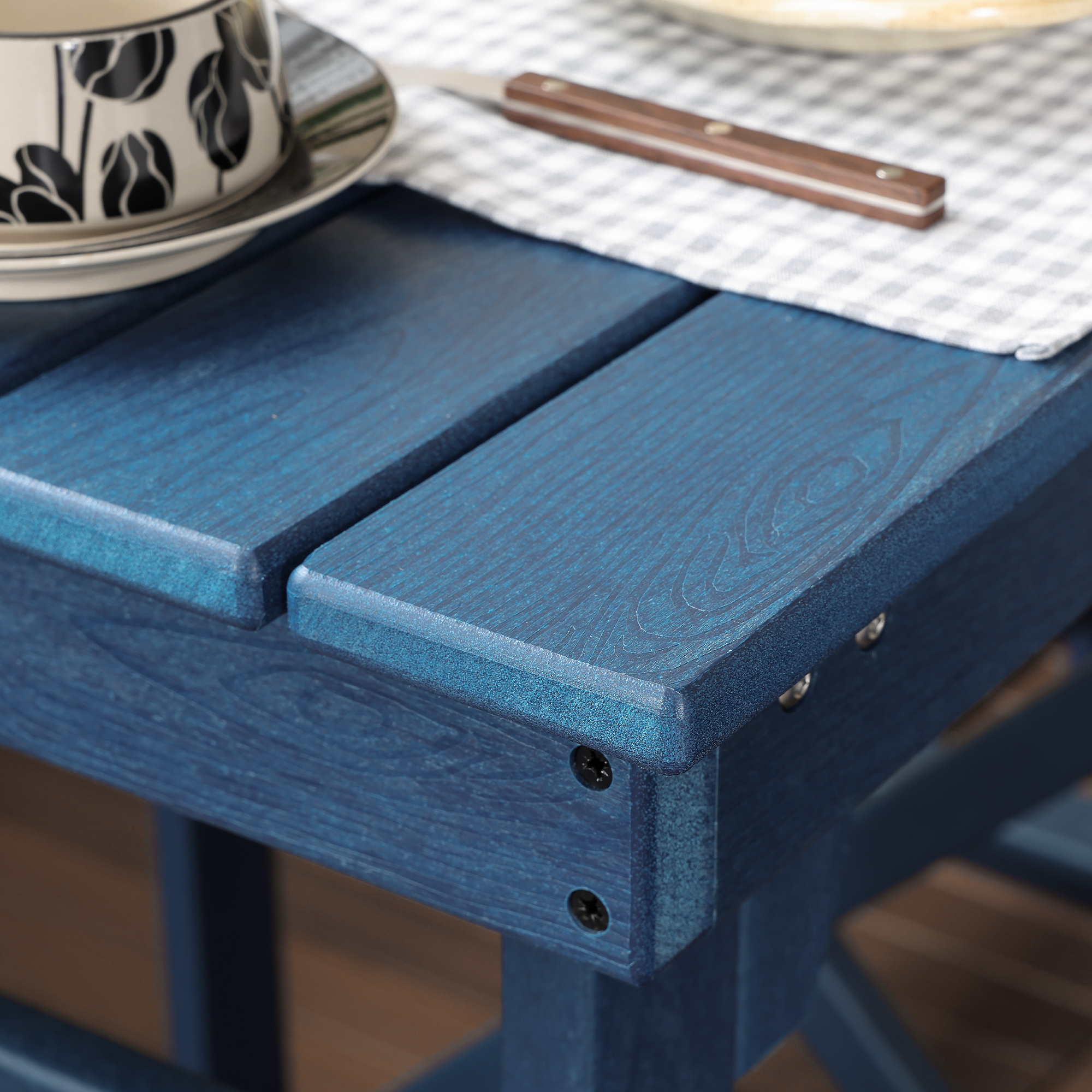 HDPE Patio Adirondack Outdoor Bar Counter Height Table - C078-2