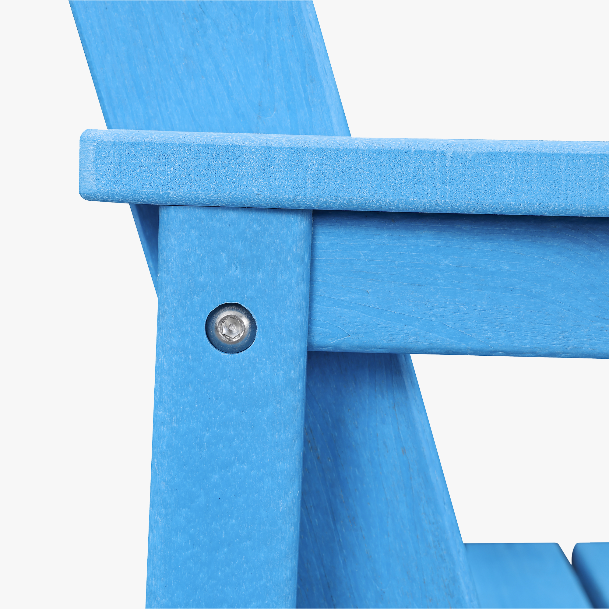 HDPE Patio Outdoor Dining Chair with Armrest - C074