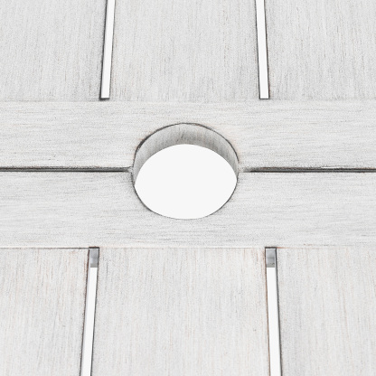 Expandable Patio Outdoor Dining Table with U-Shape Legs for 6-8 Person - D056