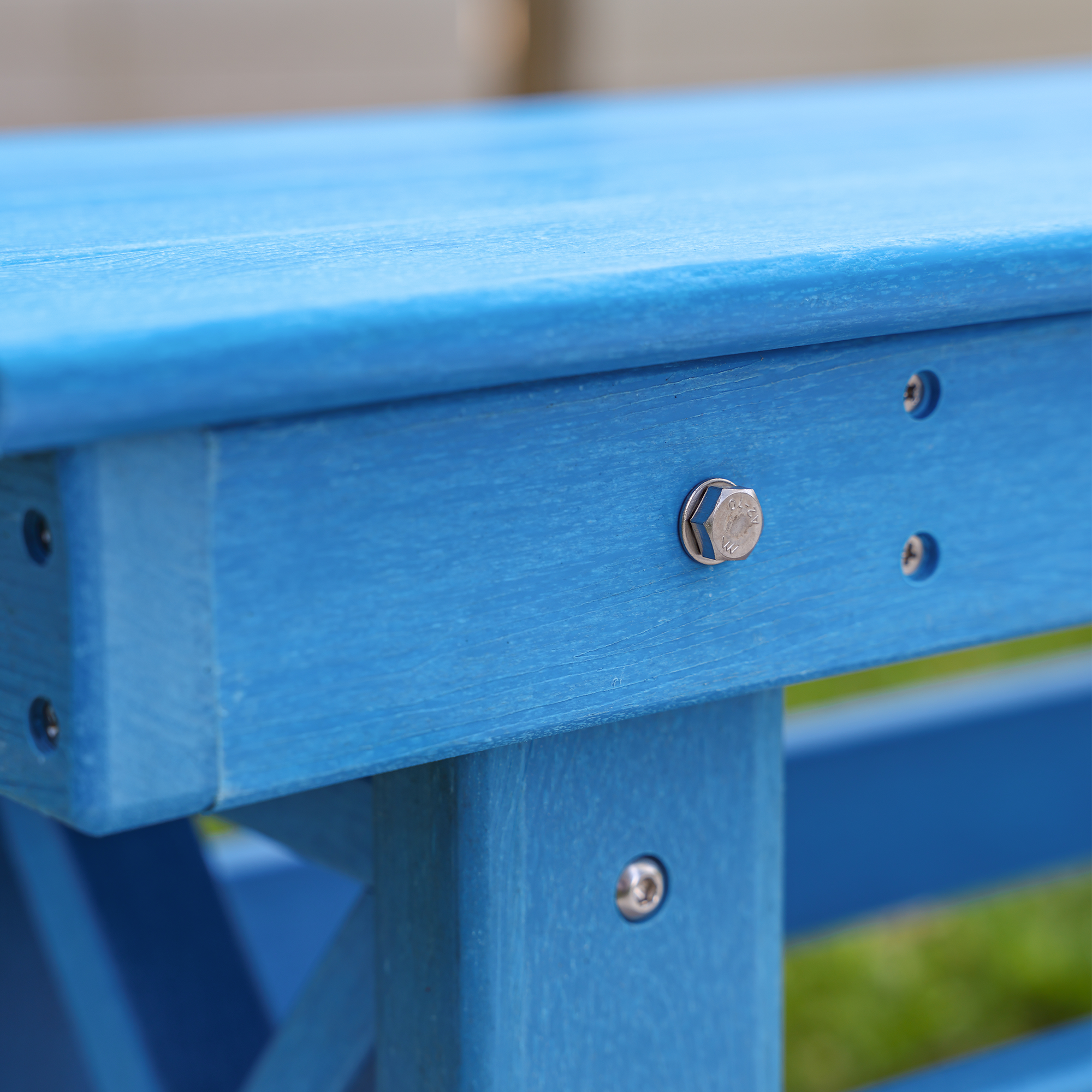 HDPE Patio Outdoor Backless Bench - C075