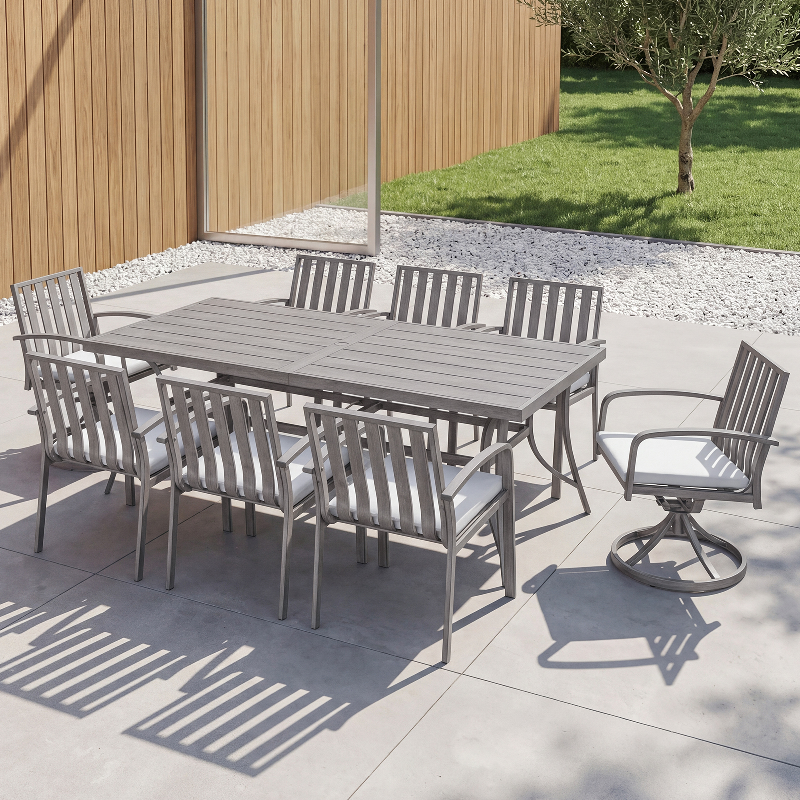9 Piece All-Weather Patio Outdoor Dining Set - DS111