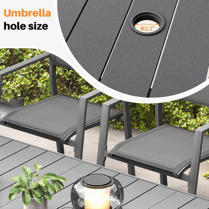 9-Piece Expandable Patio Dining Set - DS062