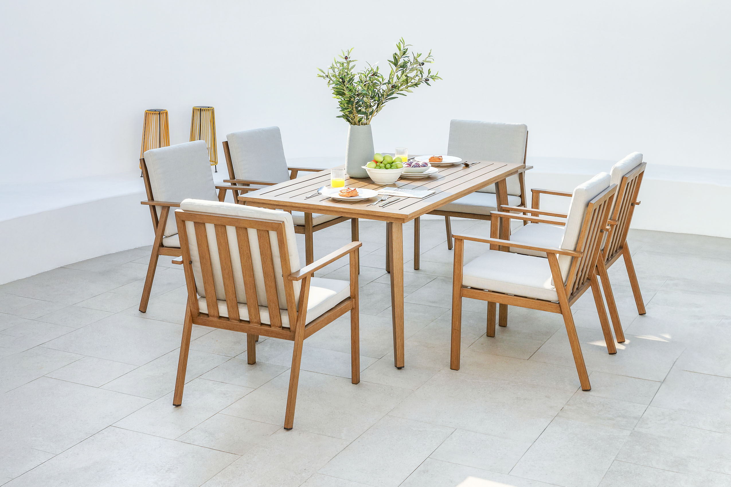 AlumiWood 7-Piece Dining Set