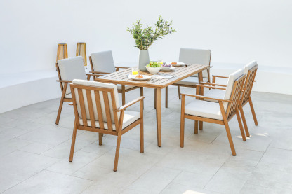 AlumiWood 7-Piece Dining Set