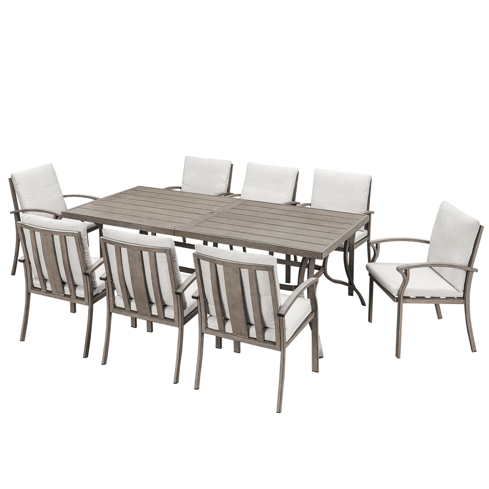 9-Piece Aluminum Outdoor Patio Dining Set - DS105