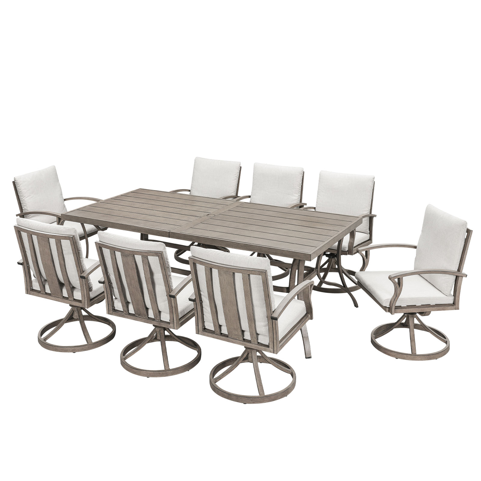 9-Piece Aluminum Outdoor Patio Dining Set - DS105