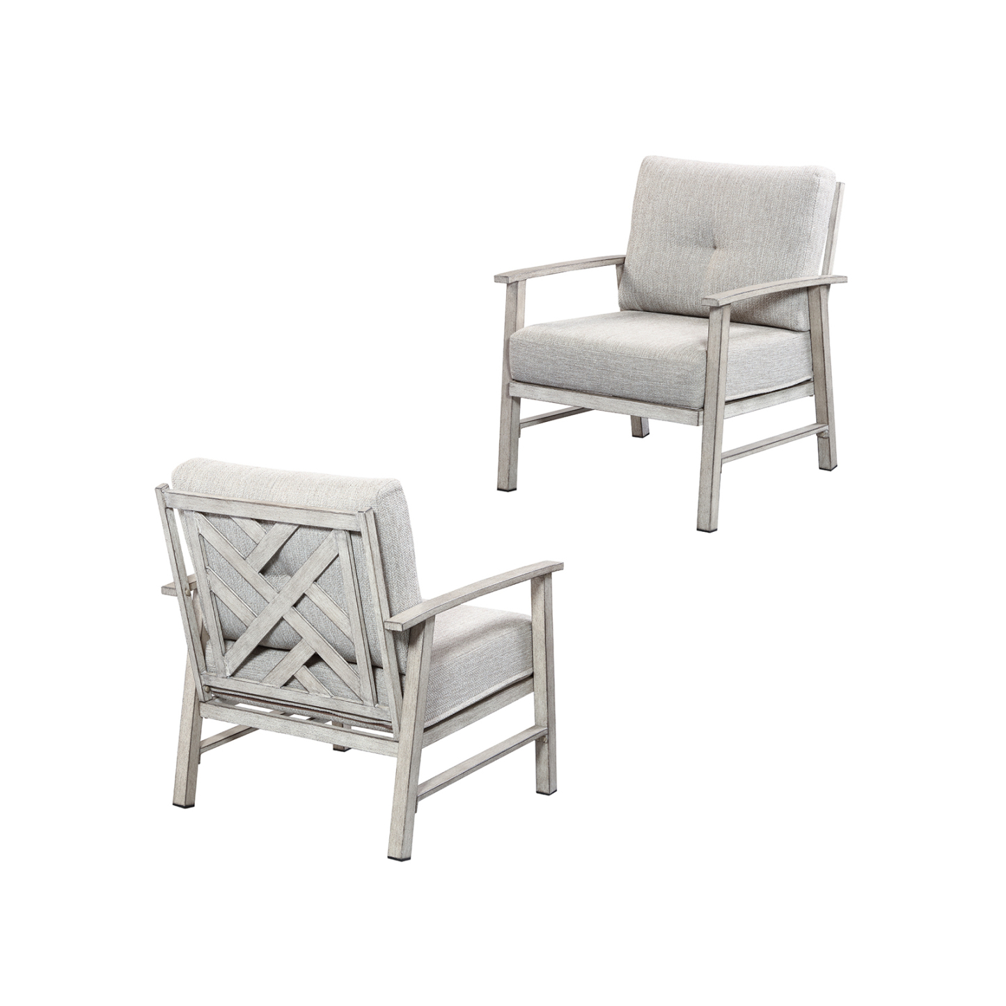 2-Piece Outdoor Patio Armchair Set - C009