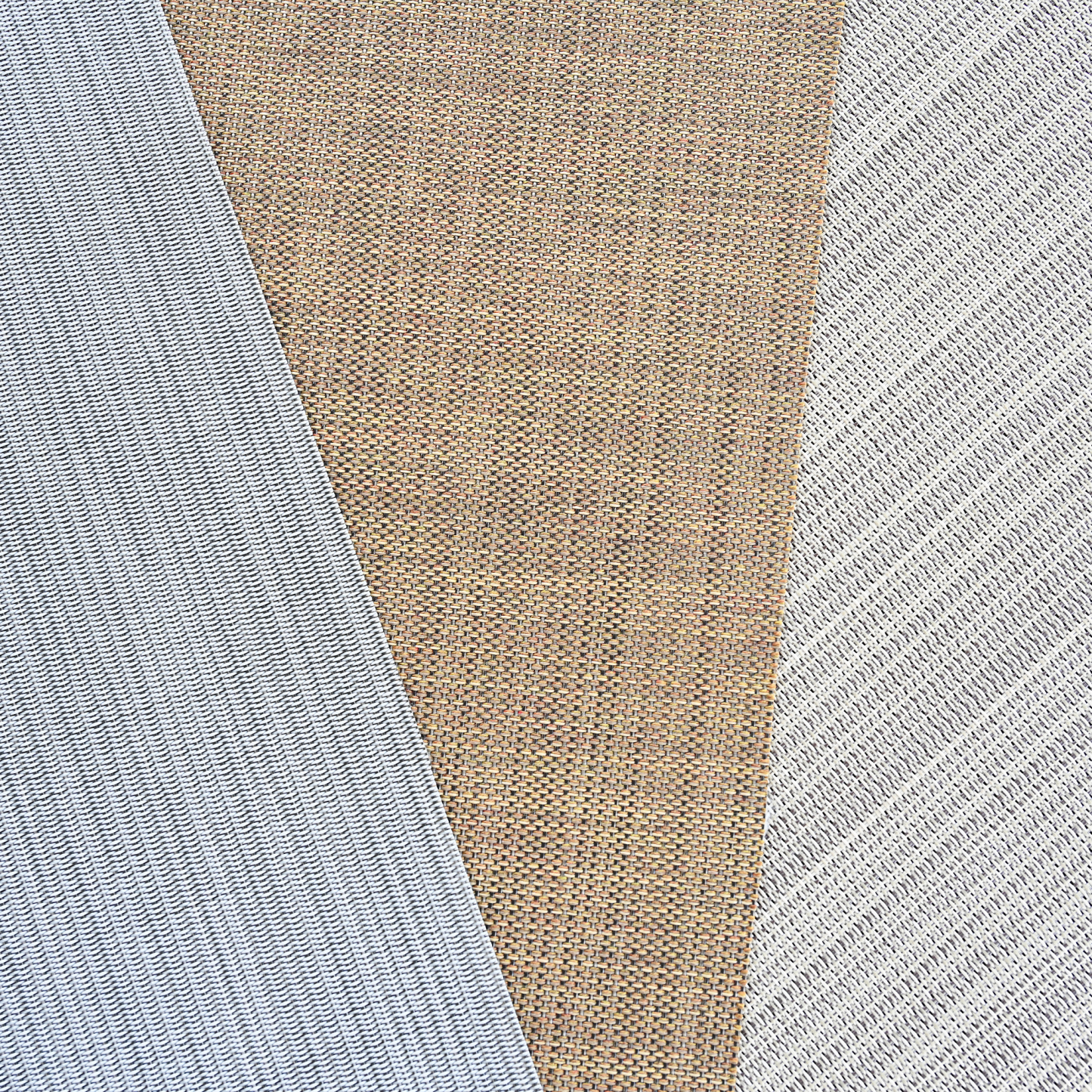 A premium set of four neutral-toned, woven placemats with a versatile and clean design. - Seehill