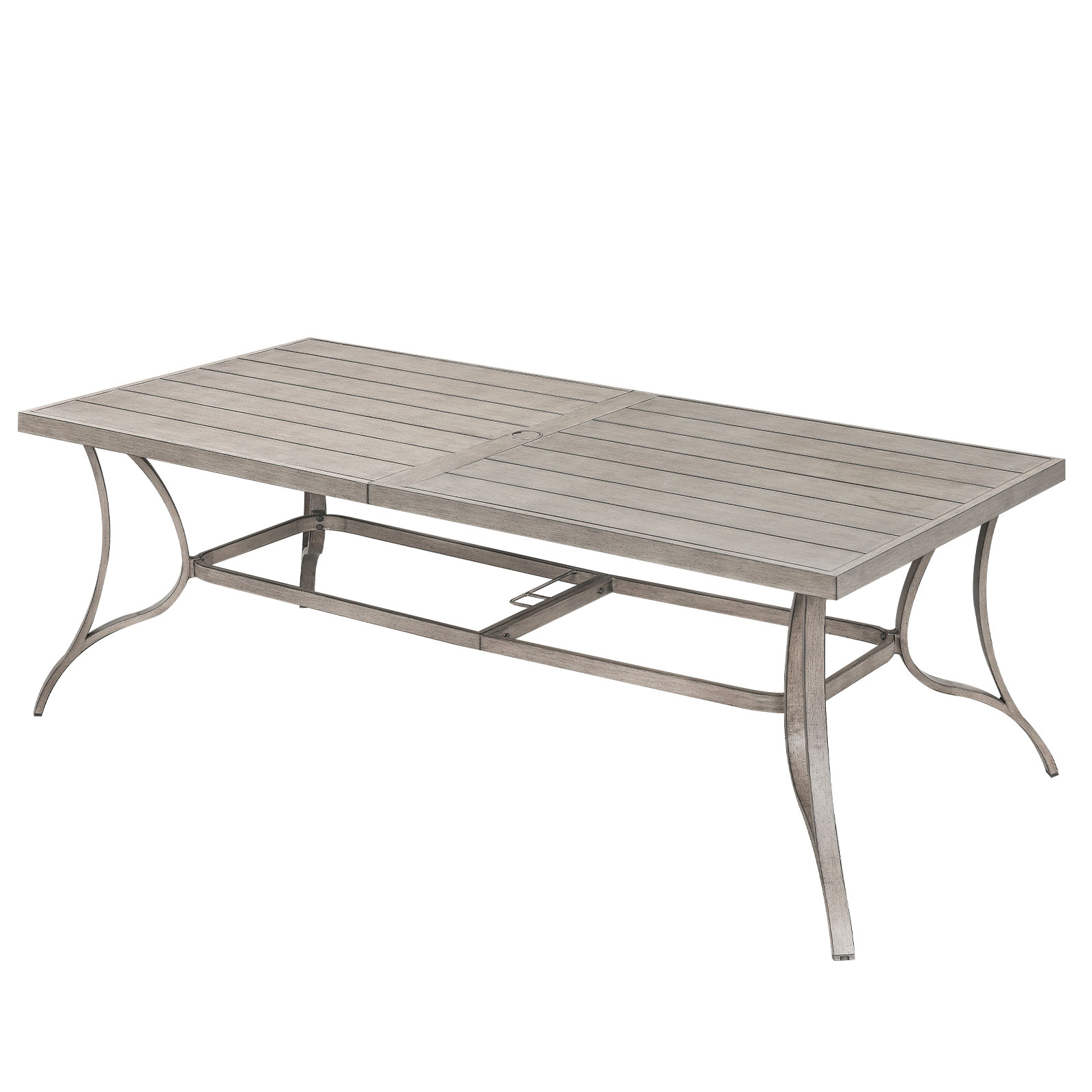 Aluminum Outdoor Patio 6-Person Dining Table - D103