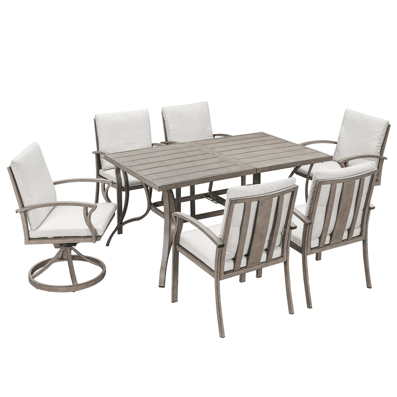 7-Piece Aluminum Outdoor Patio Dining Set - DS104