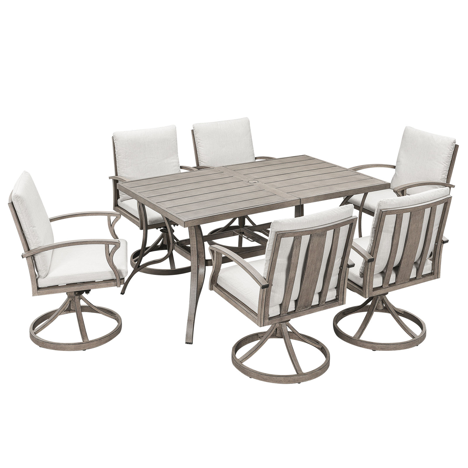 7-Piece Aluminum Outdoor Patio Dining Set - DS104