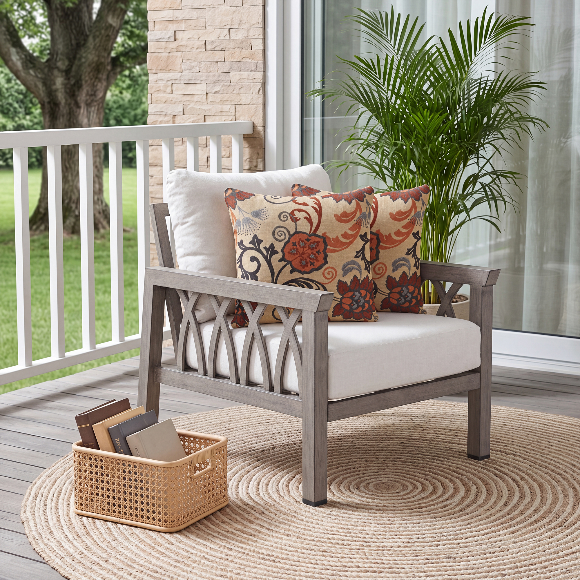 Luxury Weatherproof Patio Throw Pillows - Set of 2