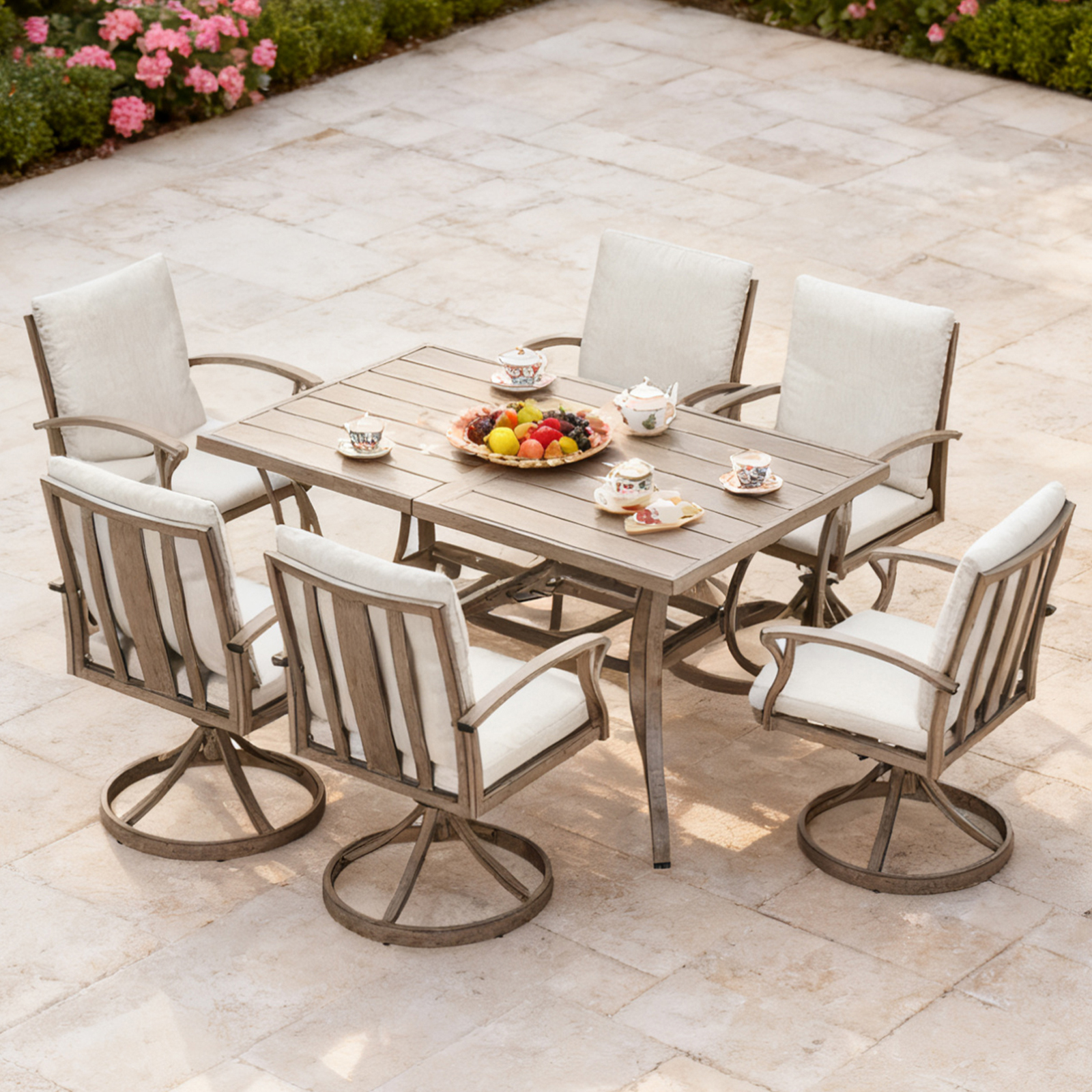 7-Piece Aluminum Outdoor Patio Dining Set - DS104