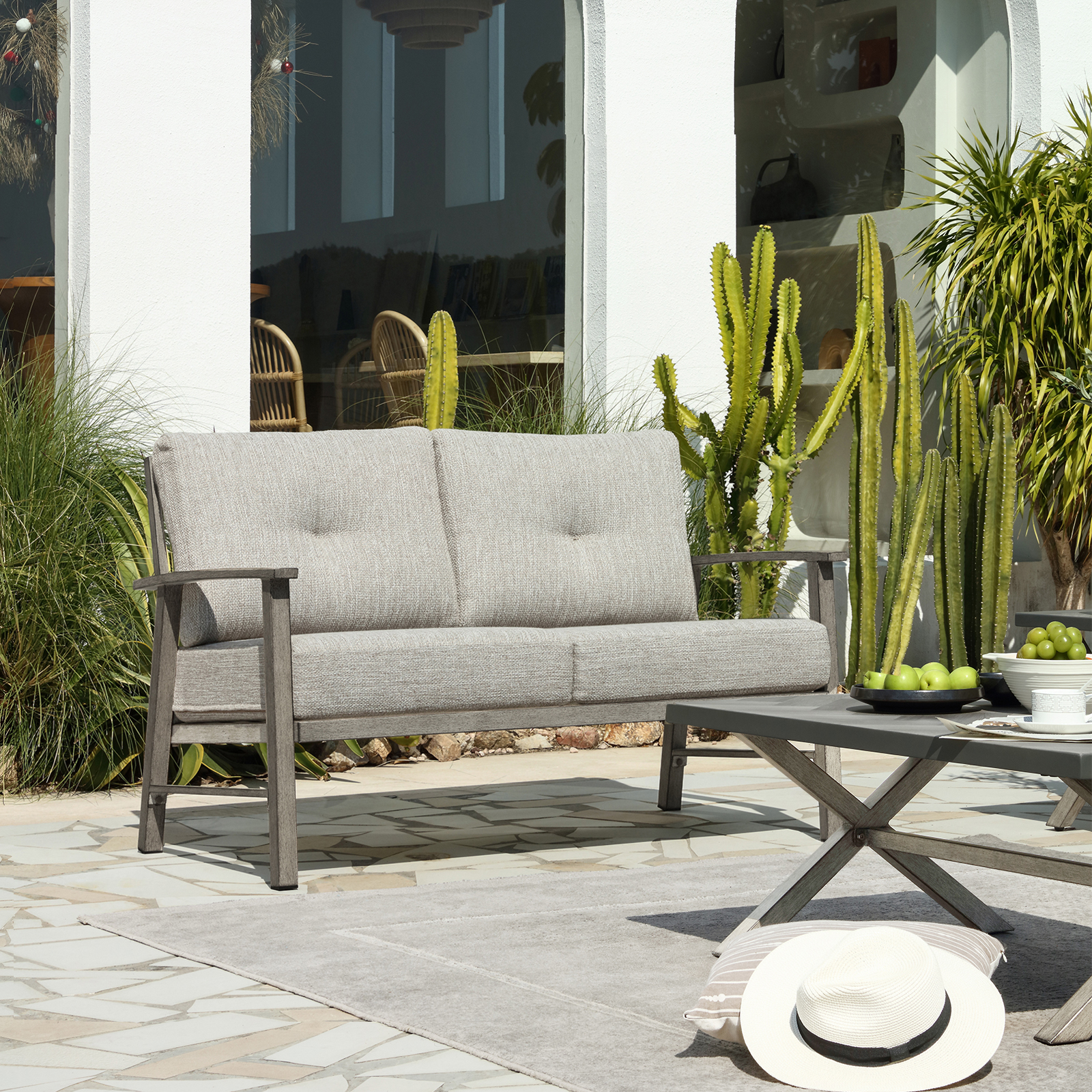 Patio Furniture Loveseat Sofa - C010