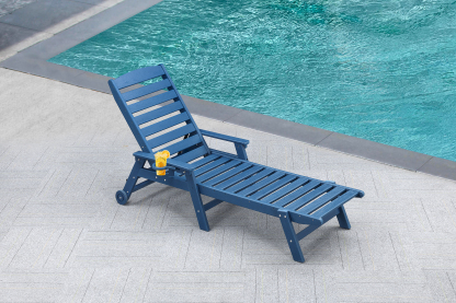 HDPE Outdoor Adjust Chaise Lounge