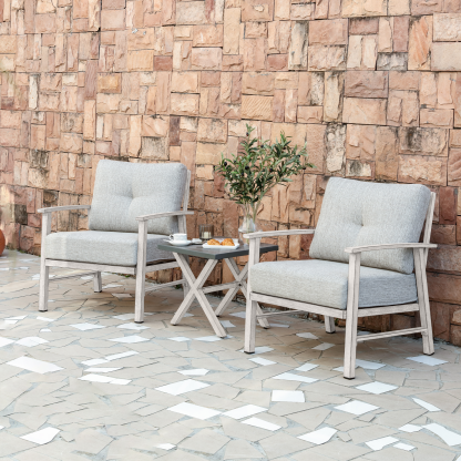 2-Piece Outdoor Patio Armchair Set - C009