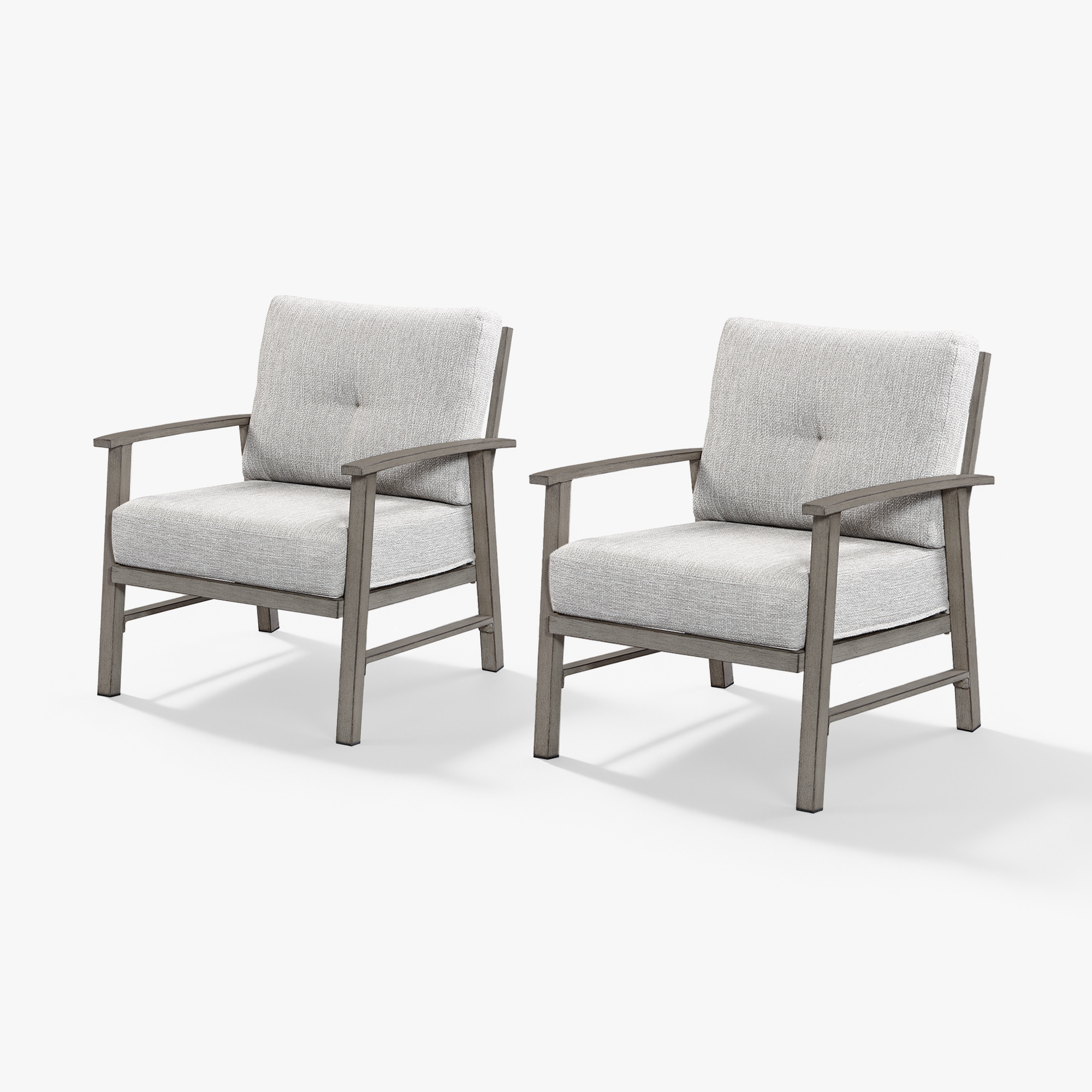 2-Piece Outdoor Patio Armchair Set - C009