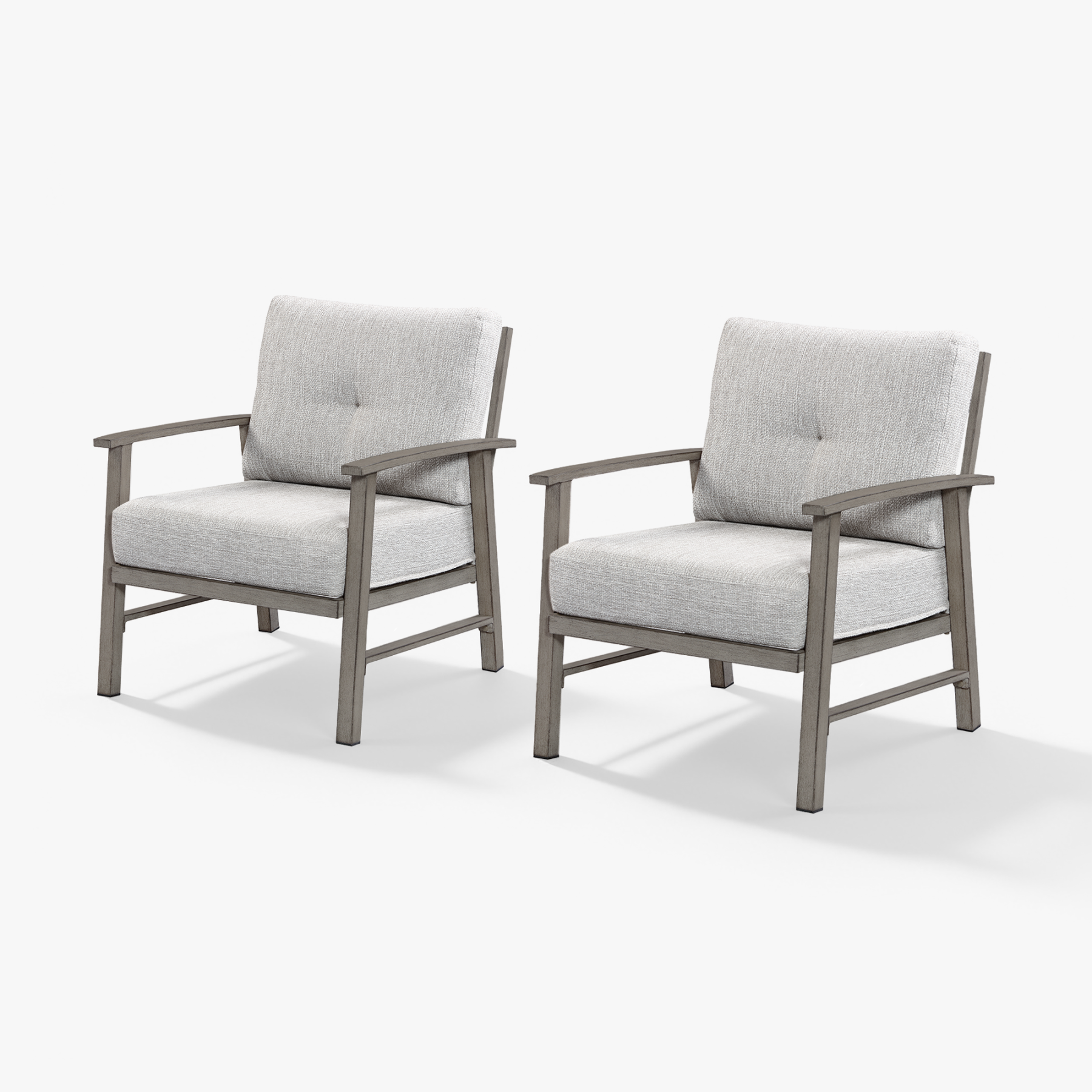2-Piece Outdoor Patio Armchair Set - C009