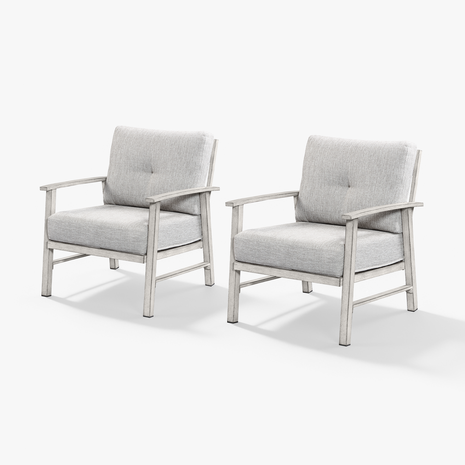 2-Piece Outdoor Patio Armchair Set - C009