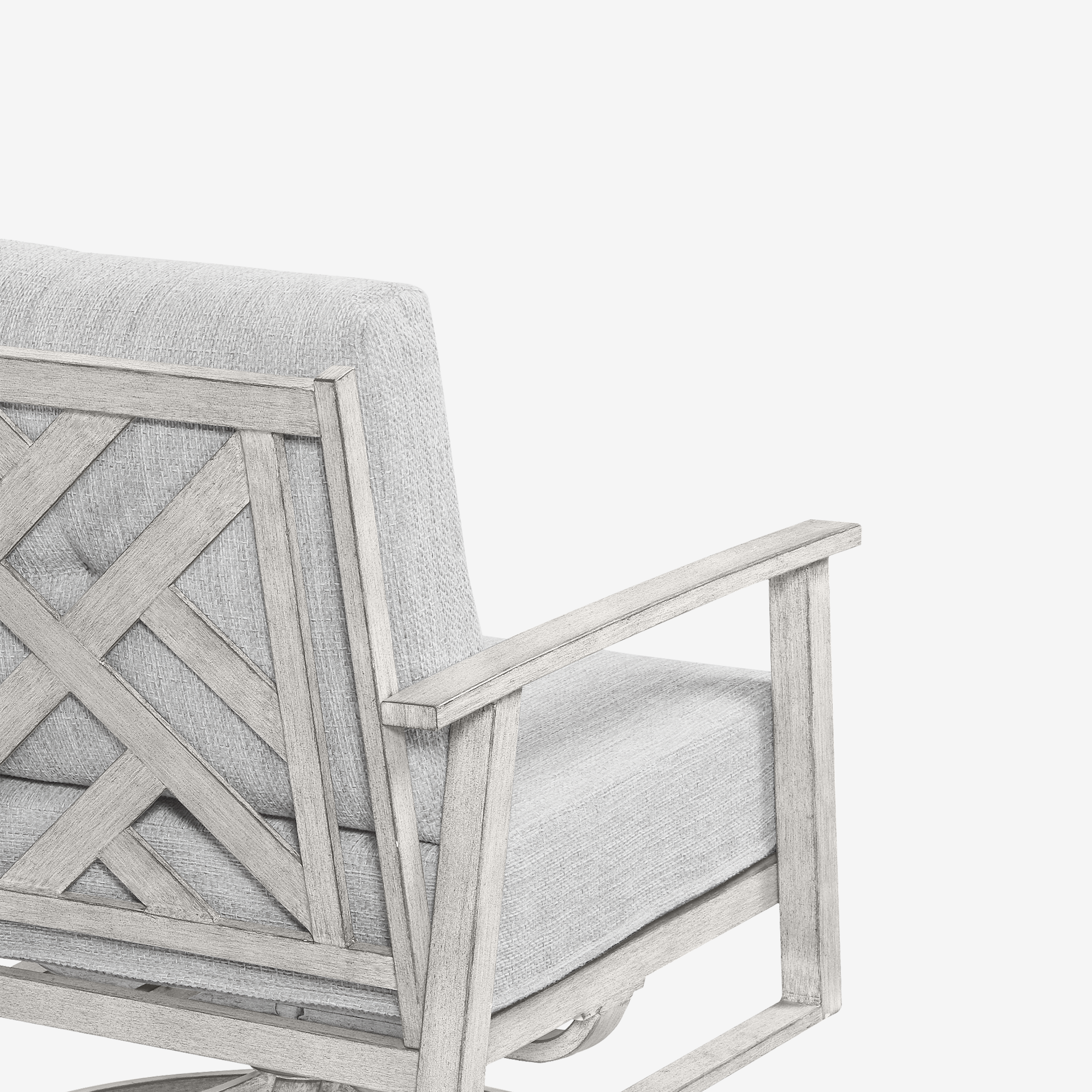 2-piece Outdoor Swivel Patio Chairs Set - C012