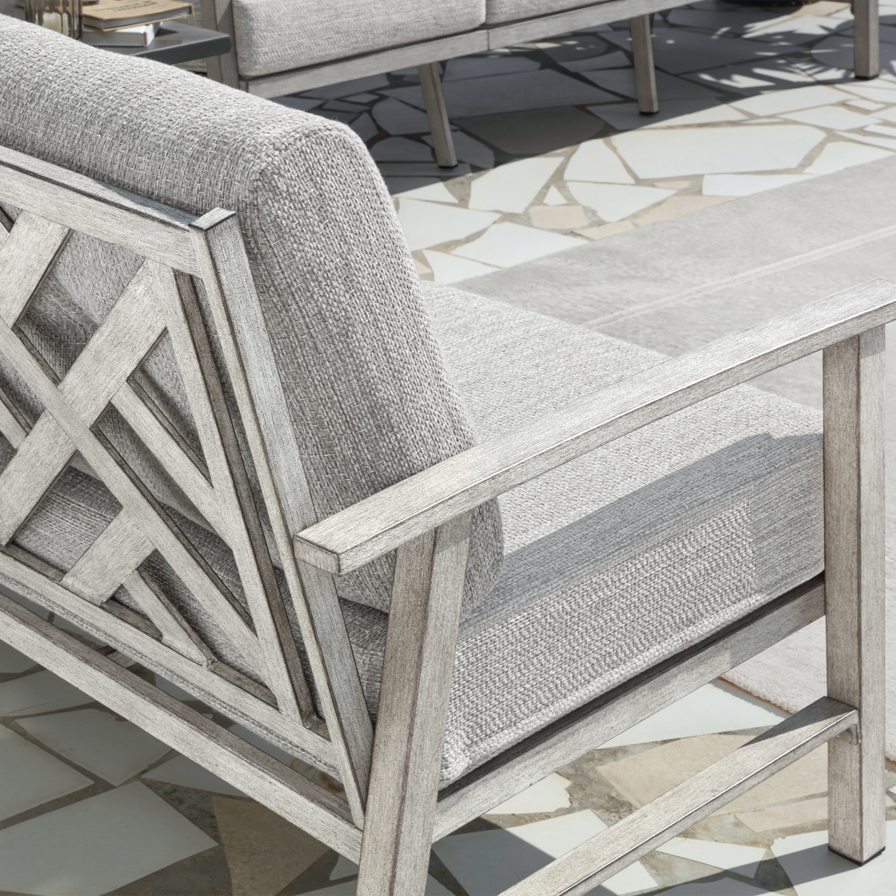 3 Seats Patio Furniture Sofa - C011