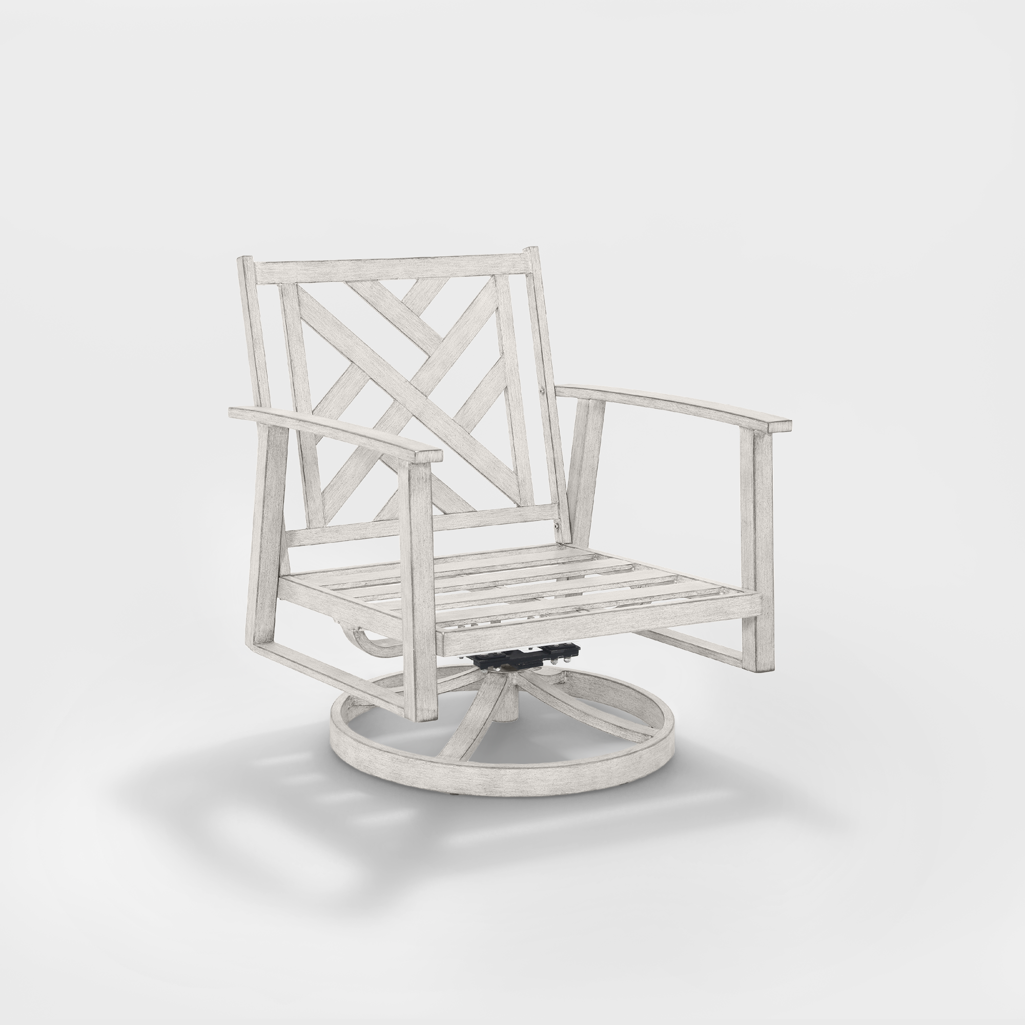 2-piece Outdoor Swivel Patio Chairs Set - C012