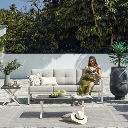 3 Seats Patio Furniture Sofa - C011