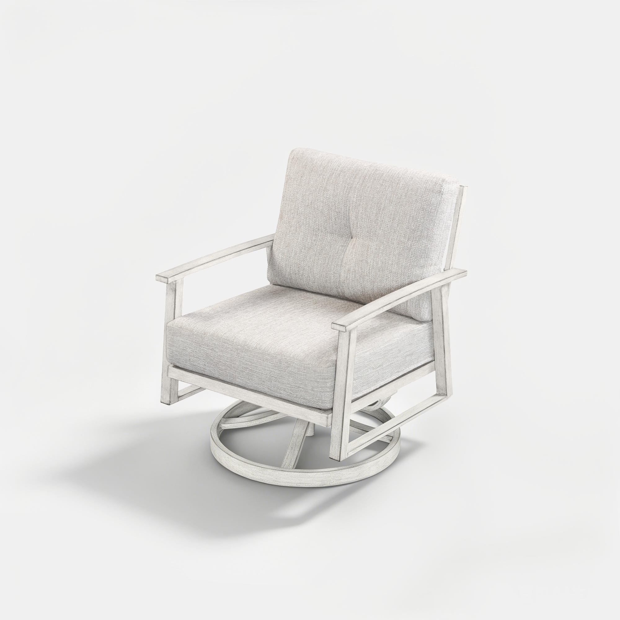 2-piece Outdoor Swivel Patio Chairs Set - C012