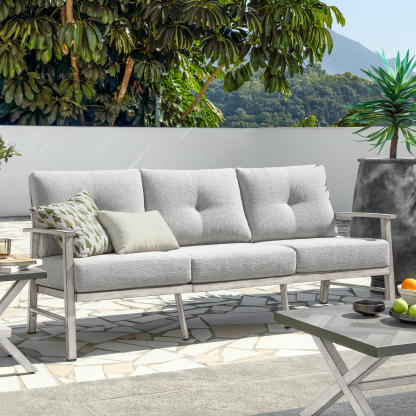 3 Seats Patio Furniture Sofa - C011