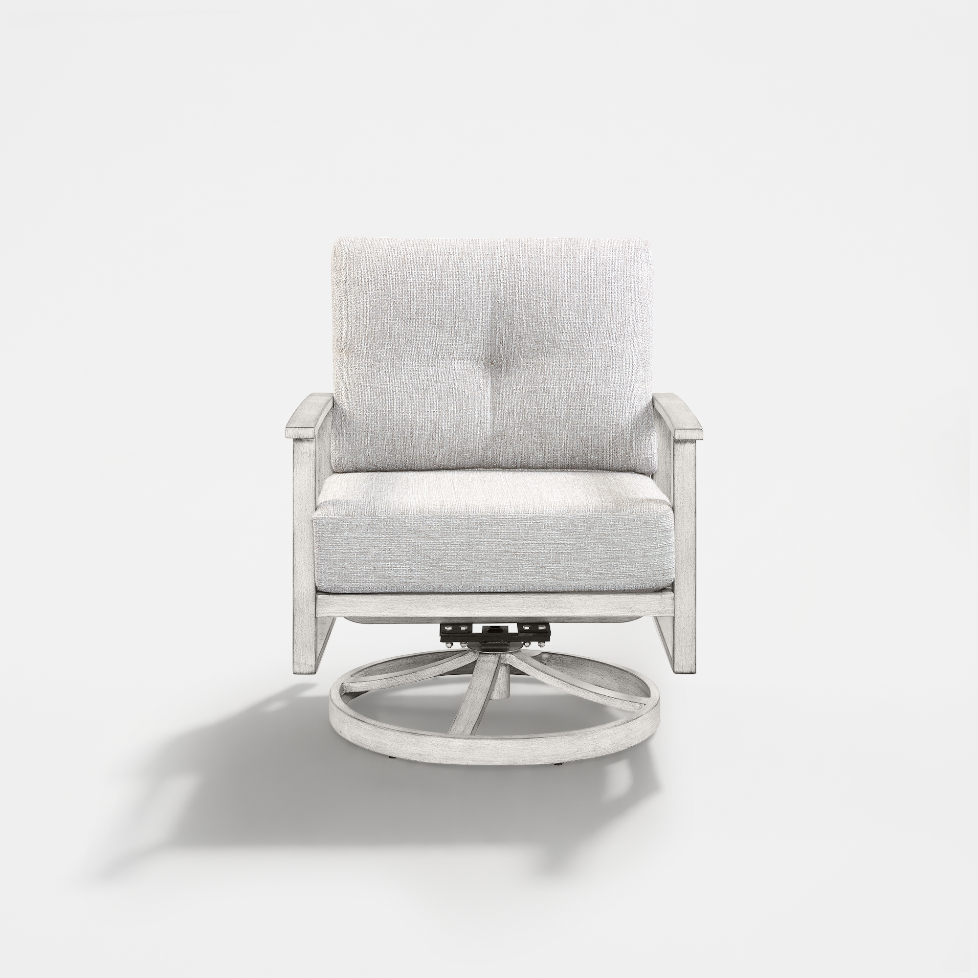 2-piece Outdoor Swivel Patio Chairs Set - C012