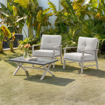 4-piece Modern Outdoor Patio Furniture Set - SS015-2