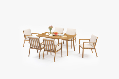 AlumiWood 7-Piece Dining Set