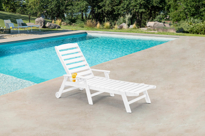 HDPE Outdoor Adjust Chaise Lounge