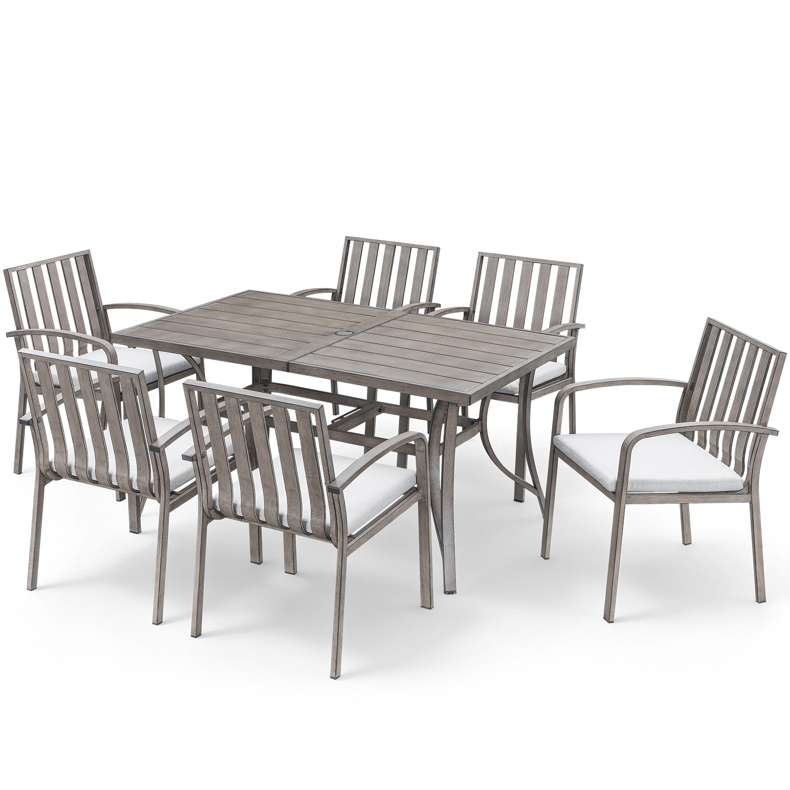 7 Piece All-Weather Patio Outdoor Dining Set - DS110